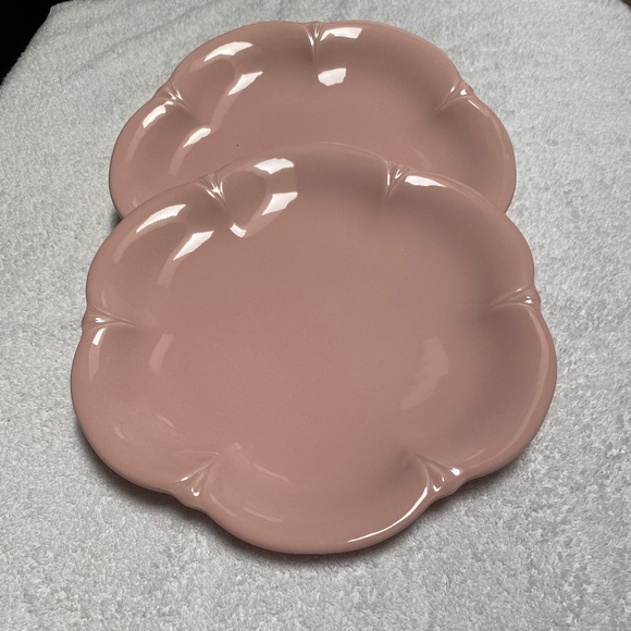 2 Vintage Tiffani Italian Pink Plates. - Picture 1 of 4